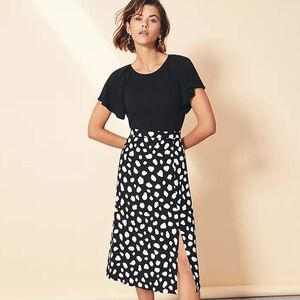 Ann Taylor Leopard Print Slip Skirt